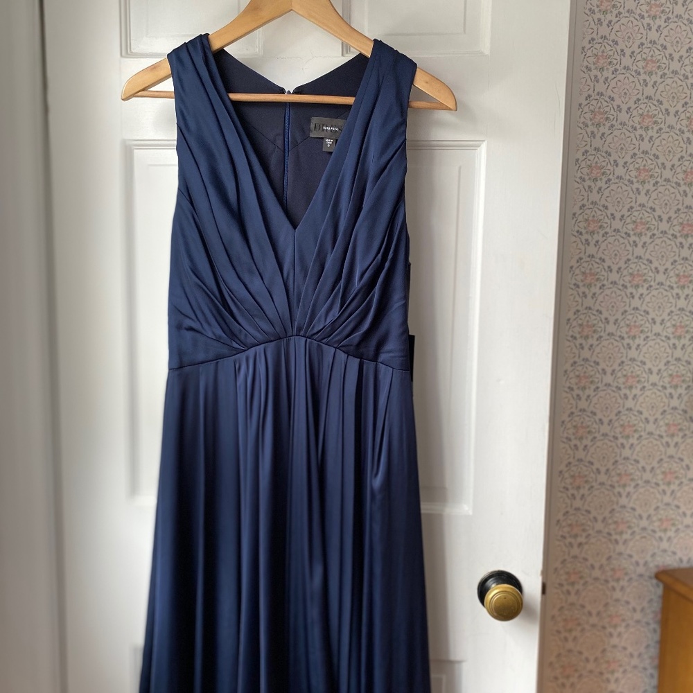 Vera Wang Navy Blue Dress NWT